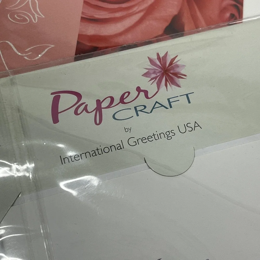 Papercraft Card Set Deluxe 6 Packs‎ Birthday Thank You Baby Floral Foil Lot of 3
